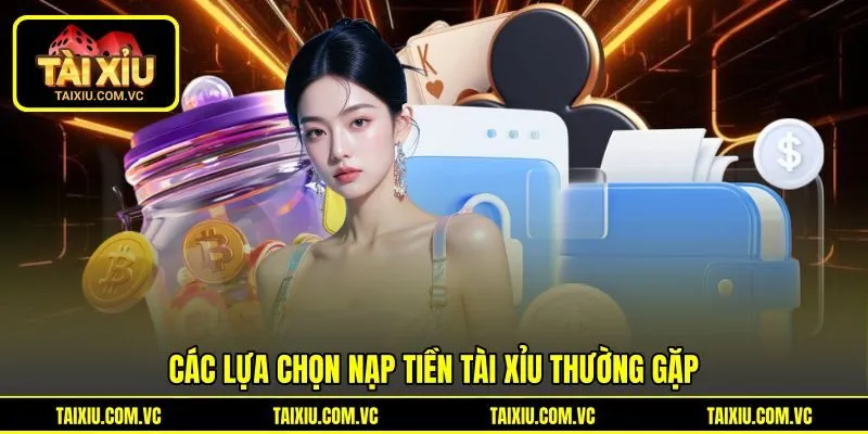 Các lựa chọn nạp tiền tài xỉu thường gặp Các lựa chọn nạp tiền tài xỉu thường gặp