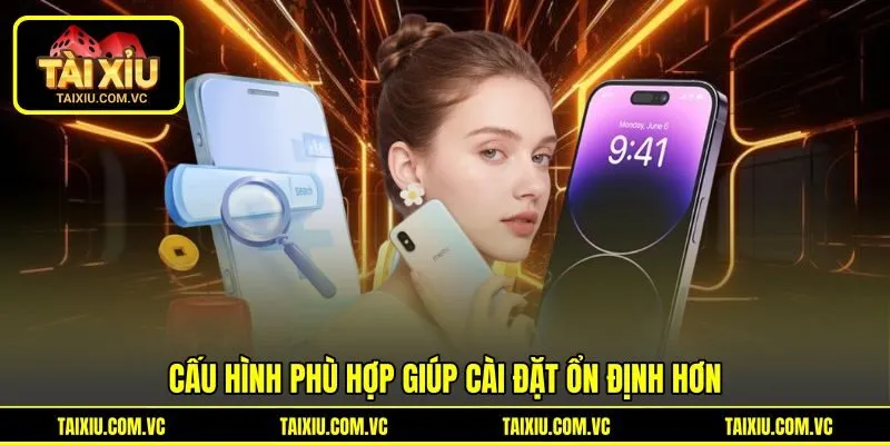Cấu hình phù hợp giúp cài đặt ổn định hơn Cấu hình phù hợp giúp cài đặt ổn định hơn