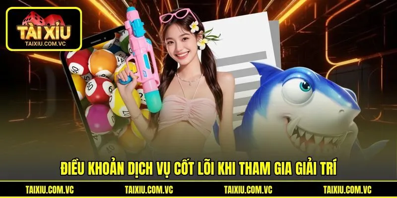 Điều khoản dịch vụ cốt lõi khi tham gia giải trí Điều khoản dịch vụ cốt lõi khi tham gia giải trí
