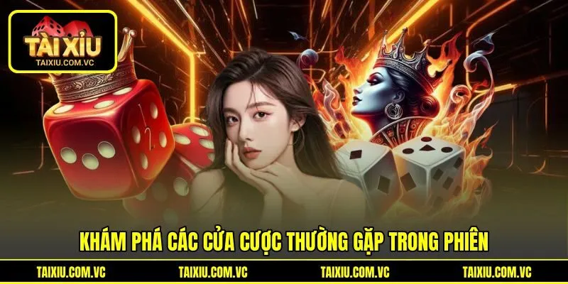 Khám phá các cửa cược thường gặp trong phiên